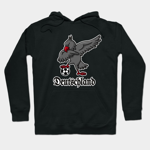 Dab Dabbing Adler Deutschland Fußball - Dab dabbing Eagle Germany Football / Soccer Hoodie by LaundryFactory